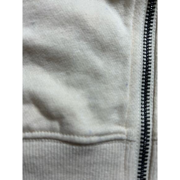 Spiritual Gangster Ruby Bomber Full Zip Jacket Off White M Medium New with Flaw - Picture 6 of 9